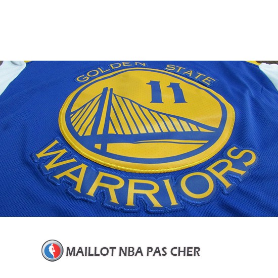 Maillot Golden State Warriors Klay Thompson 11 2017-18 Bleu